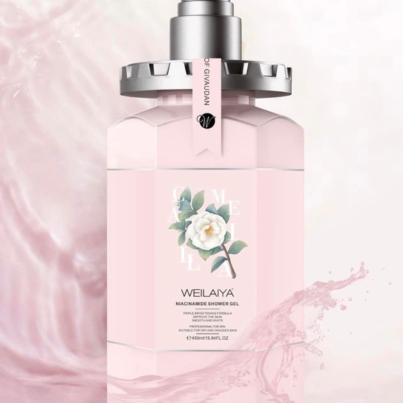 Brand New WEILAIYA Camellia Niacinamine Shower Gel 450mL - Picture 4 of 6